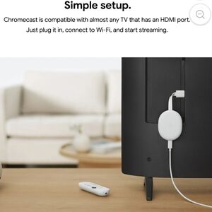 Google TV, Streaming Device in Sleek White